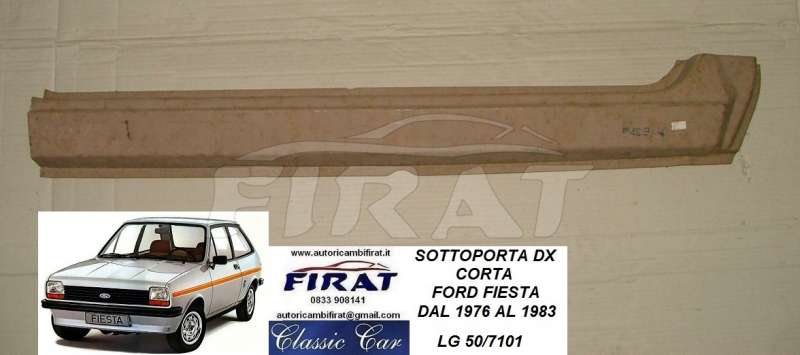 SOTTOPORTA FORD FIESTA 76 - 83 DX CORTA